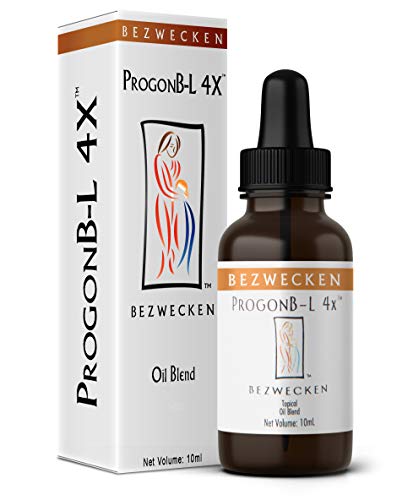 Bezwecken &ndash; ProgonB&ndash;L 4X &ndash; 10mL Topical Oil Blend &ndash; Professionally Formulated PMS & Pre&ndash;Menopause Symptom Support &ndash; Safe, Natural, Paraben Free &ndash; 30 Day Supply