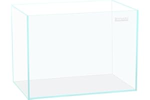 LYPHARD AQUARIUMS 4.7 Gallon Rimless Aquarium, Ultra Clear Glass Low Iron Aquarium Tank, Small Fish Tank for Betta, L15.7×W5.9×H11.8 Inches Thickness 5mm with EVA Foam Mat Included