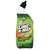 Lime-A-Way Liquid Toilet Bowl Cleaner, 24 fl oz Bottle, Removes Lime Calcium Rust (Pack of 12)