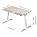 Laptop Table for Bed, Gladle Lap Desks Bed Trays for Eating and Laptops Stand Lap Table, Adjustable Computer Tray for Bed, Foldable Bed Desk for Laptop and Writing in Sofa and Couch Wood