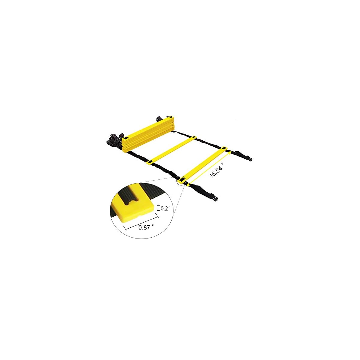 Kxuhivc Agility Ladder for Kids Teens Speed Agility Training Ladders