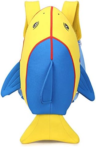 BellyAnna Boutique Waterproof Children Cute Shark Cartoon Toddlers School Bag For 1-3 Years Children