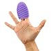 ESARORA Makeup Brush Cleaning Mat, Makeup Brush Cleaner Set of 3 Mini Cosmetic Brush Cleaner Mat Portable Washing Tools (Purple)