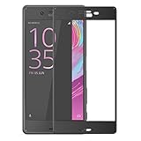 [Full Coverage] SUPTMAX Sony Xperia X Performance Screen Protector, X Performance Glass Screen Protector Scratch-resistant 9H 0.26mm Tempered Glass Screen Protector (Black)