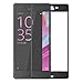 [Full Coverage] SUPTMAX Screen Protector for Sony Xperia X Performance, X Performance Glass Screen Protector Scratch-resistant 9H 0.26mm Tempered Glass Screen Protector (Black)
