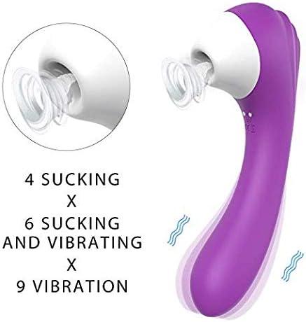 Relaxing Toy 12 Frequency Vibration& Suction Wand,Oral Tongue Simulator Multi Speed Clitorial Sucking Toy for Woment-Shirt