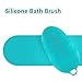 Silica Gel Cleaning Brush for Bathing Soft Silicone Body Brush Body Wash Bath Non-slip Clean Massage Brush Remove Dead Skin And Toxins Suitable for Sensitive Skin and All Kinds (Bath brush)