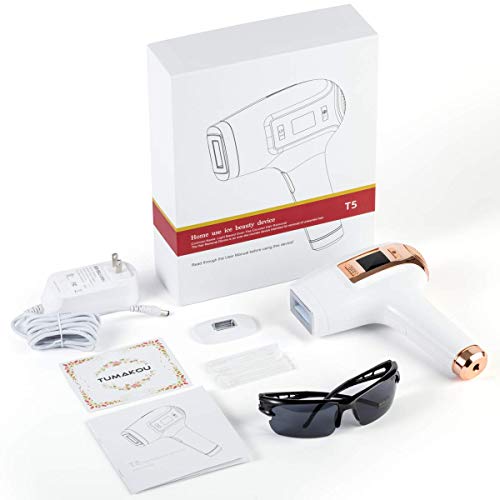 TUMAKOU IPL Hair Removal System - Permanent Hair Removal Device for Women and Men - Ice Cool Compress - 500,000 Flashes - Home Use Painless IPL Hair Removal Epilator for Face, Body, Bikini,Back,Lips - Thumbnail 6