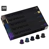 Nespresso Capsules OriginalLine, Intenso Variety Pack, Dark Roast Espresso Coffee, 50 Count Coffee Pods, Brews 1.35oz
