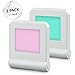 MLHHJ Plug in LED Night Light with Smart Dusk to Dawn Sensor, Multiple Color Changeable Nightlights for Midnight Convenience, Bedroom, Kids’ Room, Kitchen, Hallway, 2 Pack