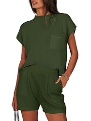 ANRABESS Two 2 Piece Outfits Womens 2024 Spring