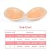 Niidor Adhesive Bra Strapless Sticky Invisible Push up Silicone Bra for Backless Dress with 2PCs Silicone Nipple Covers