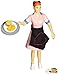 Accoutrements Waitress Action Figure