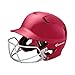 EASTON Z5 Junior Batting Helmet with Baseball Softball Mask | 2019 | Red | Unisex | Dual Density Shock Absorption Foam | High Impact Resistant ABS Shell | Moisture Wicking BioDRI liner