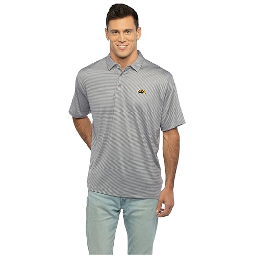 Vantage Apparel Men's Collegiate Premium Moisture Wicking Stretch Fit Striped P…