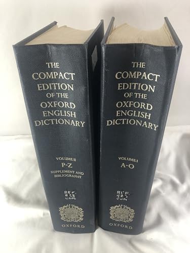 The New Shorter Oxford English Dictionary (2 Vol. Set; Thumb