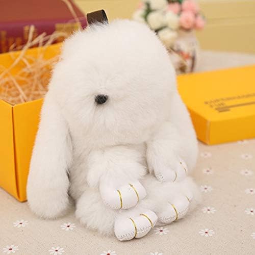 Dolls Stuffed & Plush Animals - 13cm Cute Plush Angel Rabbit Key Ring Hare Plush Toy Girls Bag Car Key Pendant 1 PCs
