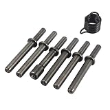 Anndason 7 Pcs Great Heavy Duty Smoothing Pneumatic Air Rivet Hammer Tools Kit