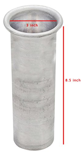 Prime Enterprises Aluminium Mould for Pillar shape Candle Making (8.5 x 3 inch)