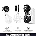 Wasserstein 360 Degree Swivel Nest Cam AC Outlet Mount - Flexible Mounting Option for Your Home Security Camera (Black)