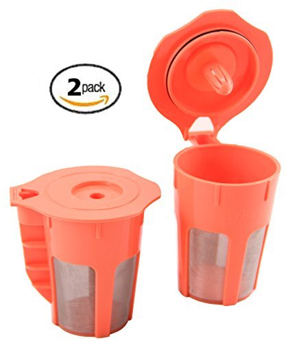 STK Carafes 2 Count Refillable Filters for Keurig 2.0 K350 K550 K250 K450 K300 K500 K400 K460 K560 Brewers By Sterlingtek