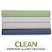 Cosy House Collection Luxury Bamboo Sheets - Blend of Rayon Derived from Bamboo - Cooling & Breathable, Silky Soft, 16-Inch Deep Pockets - 4-Piece Bedding Set - Queen, Sage Green