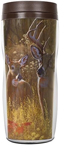 Secret Rendezvous 16 ounce Double Wall Insulated Travel Tumbler Mug and Lid