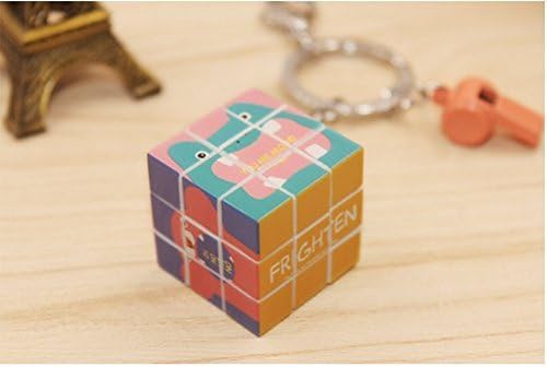 SZyrc-Cube whistle keychain gift cute creative small gift small pendant