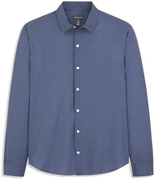van heusen lux sateen stretch long sleeve dress shirt Van Heusen mens Size Fit Lux Sateen Stretch Solid Dress Shirt Harbor XXL hombre