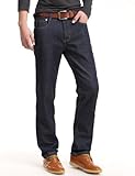 Demon&Hunter 801 Series Men's Fleece Lined Straight Leg Jeans DH8001