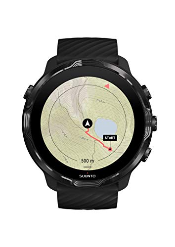 SUUNTO 7 GPS Sports Smartwatch with free offline outdoor maps. Local maps will be downloaded automatically when you’re connected to WiFi, or you can manually download the map of your preferred location.