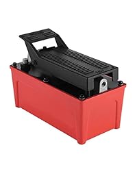 Happybuy capacidad de 10000 PSI bomba de pie hidráulico 1 2 galón 98 °Cúbicas de aire hidráulico bomba de aire de pedal accionado Bomba hidráulica carcasa de aluminio individual actuando Auto herramienta de reparación