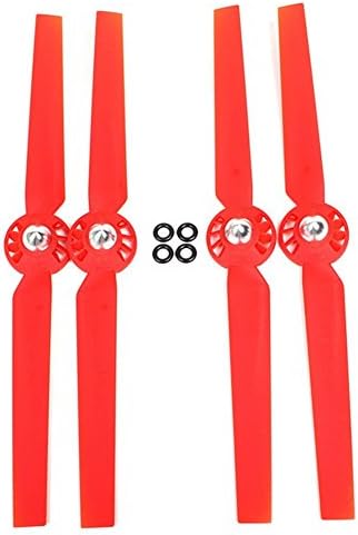Vzer 2 Pairs Propeller Rotor Blade Sets A and B for YUNEEC Typhoon G Q500 Q500+ Q500 4k RC Quadcopter Drone - Red