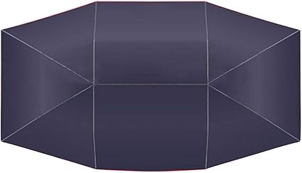 Amazon Com Renzhe Car Tent Umbrella Portable Car Sunshade Cover Carport Universal Navy Uv Automobile Protection Canopy Cover Oxford Cloth 4 X 2 1m Without Bracket Sports Outdoors