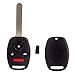 ECCPP fit for Uncut 313.8MHz Keyless Entry Remote Key Fob Ignition Key Fob Honda Accord CR-V Element OUCG8D-380H-A (Pack of 2)