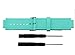 Replacement band for Garmin Vivoactive, Silicone Replacement Fitness Bands Wristbands with Metal Clasps for Garmin vivoactive GPS Smart Watch (mint green)