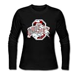 JOHNGBS Osu Ohio State Buckeyes Logo Women T Shirts Normal Fit Cool