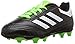 adidas Performance Kids' Goletto VI FG J Soccer Shoe, Black/White/Sgreen, 9.5 Medium US Little Kid