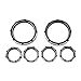 XMT-MOTO Gauge Burst Bezel Kit for Harley Touring Electra Street Road Tri Glide 1996-2013