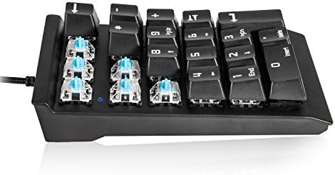 Eonyea Great Hand Feel Mechanical Keypad,Blue Switches Can Bring You a Great Feel. Very Suitable For Data Entry Personnel And Excellent For Notebooks Laptops Without a number pad.