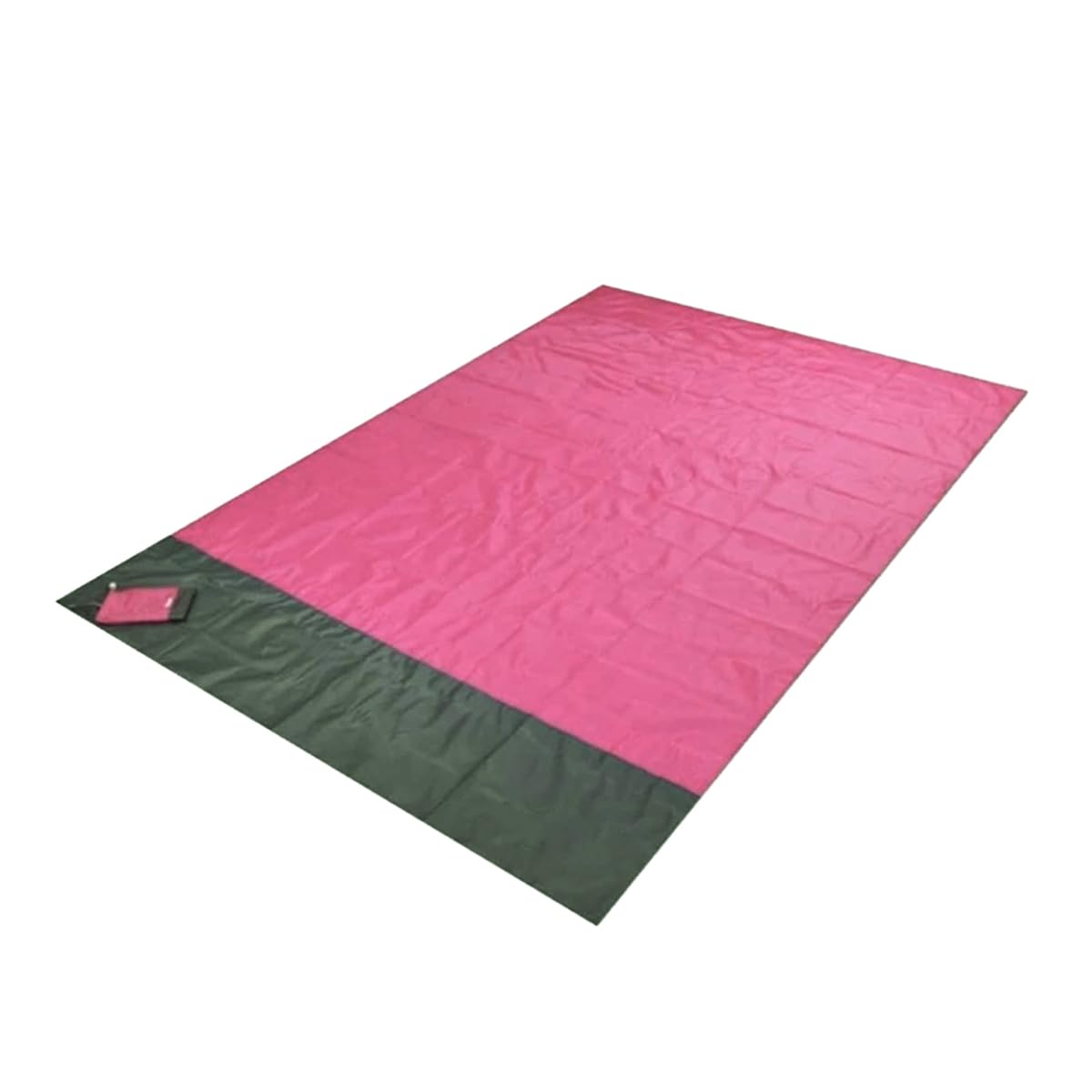 NUZAMAS 55×79 In Waterproof Picnic Blanket Lightweight Beach Blanket with Bag Sandproof Foldable Hiking Camping Mat for Travel Hiking Grass BBQ (Rose Red)