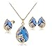Sterling Silver S925 Earrings Inlaid Dangle Earrings Female