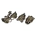 uxcell Boxes Duckbilled Metal Toggle Latch Catch Hasp Bronze Tone 4PCS