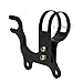 Alonea New Adjustable Bicycle Bike Disc Brake Bracket Frame Adaptor Mounting Holder (Black)