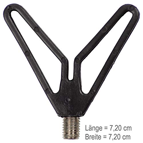 Zite Fishing Ruten-Auflagen Set 3 STK - Rutenhalter mit Schnurlauf-Kerbe und V-Form - Für Banksticks & Rod Pods – Bild 6