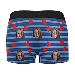 Custom Boxer Briefs, Personalized Funny Face