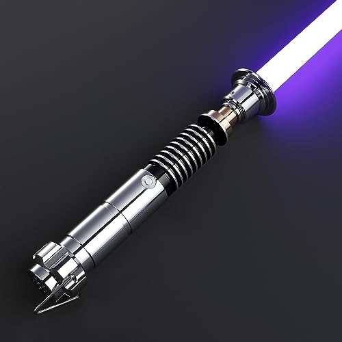 Photo 1 of CVCBSER Pixelversion Dueling Lightsaber, Motion Control Smooth Swing 34 Sound Fonts with Infinite Color Changing, Premium Metal Handle Light Saber for Adults and Boys Gift