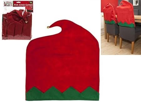 elf hat chair covers