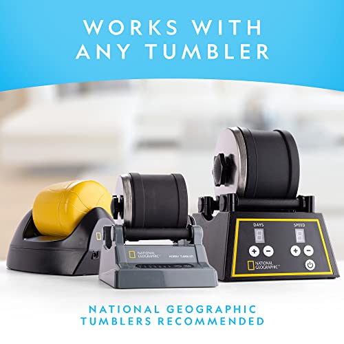 NATIONAL GEOGRAPHIC Rock Tumbler Refill Kit 1 Lb. Mix of Genuine