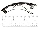 Parcelona French Swirl Medium Tortoise Shell Celluloid Hair Clip Barrette - 3 Inches